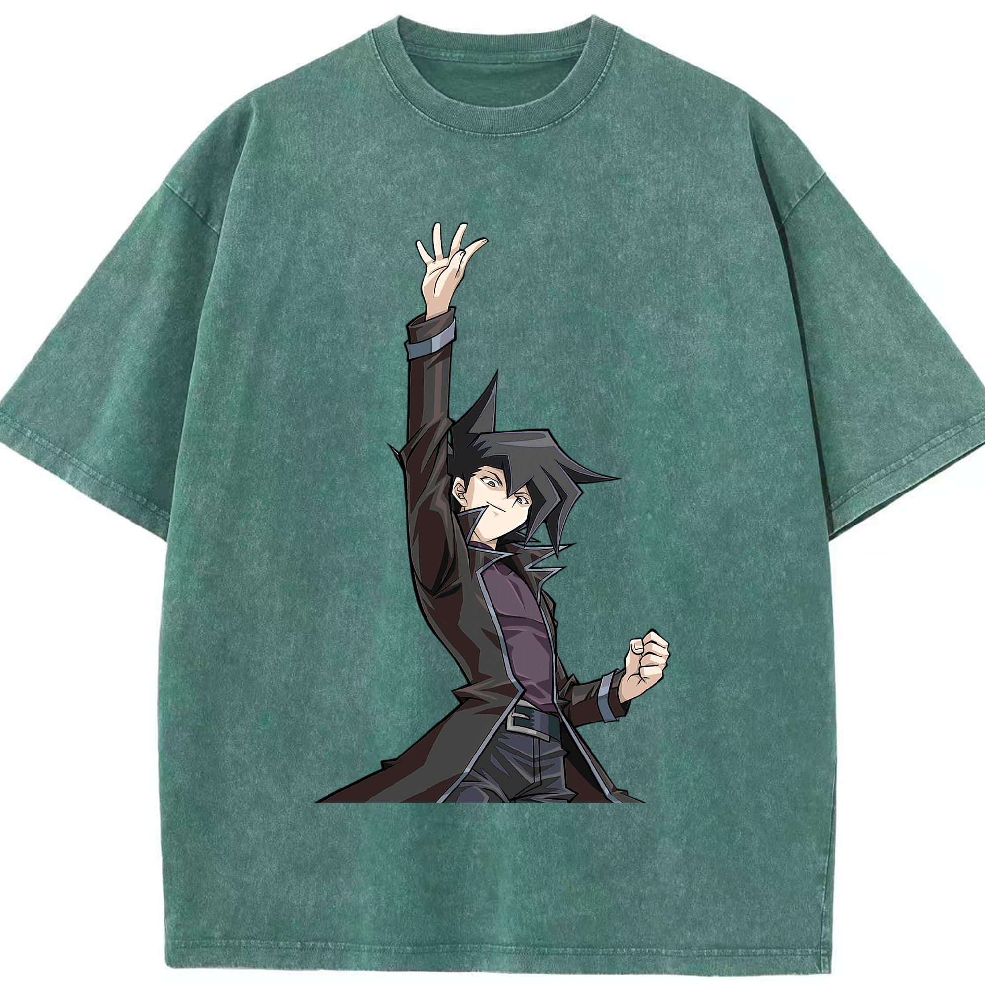 （画像用） 遊☆戯☆王 Yu-Gi-Oh! 綿100% ヴィンテージ風 半袖Tシャツ（フロントプリント）